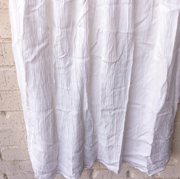 White lace crocheted dress size large - Picture 5 of 6